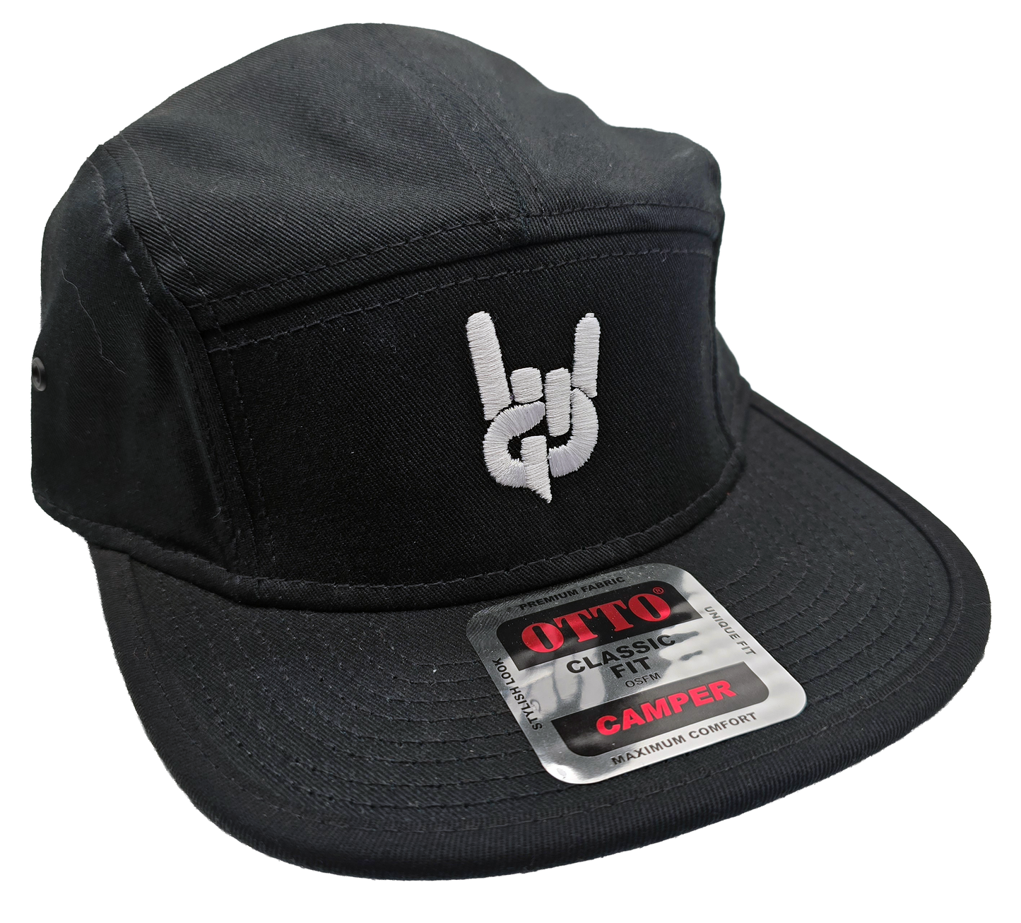 Embroidered 5-Panel Hat